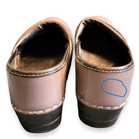 Koi by Sanita Patent Leather Women's Clogs, Gray EU 37 / US 6, Nursing - EUC - Picture 10 of 12